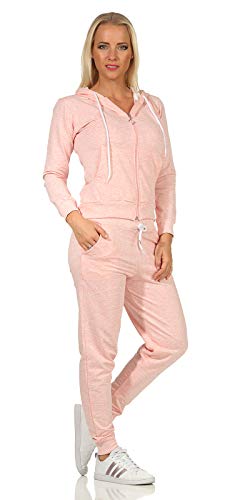 Rock Creek Damen Jogginganzug Freizeitanzug Sportanzug Frauen Trainingsanzug Sweatshirt Pulli Basic Hose Fitnessanzug Kapuzenjacke D-459 Rosa 2XL von Rock Creek