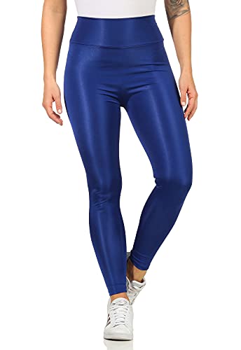 Rock Creek Damen Leggings Hose Damenhose Damenleggings Leggins Sport Hose 3/4 Hosen Trainingshose Sporthose Yoga Freizeithose Hoch D-463 Blau XL von Rock Creek