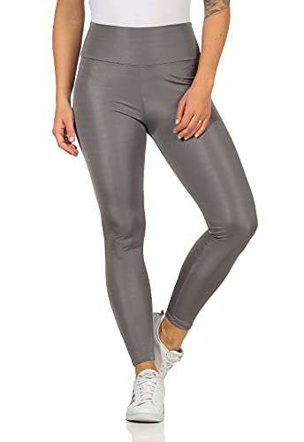 Rock Creek Damen Leggings Hose Damenhose Damenleggings Leggins Sport Hose 3/4 Hosen Trainingshose Sporthose Yoga Freizeithose Hoch D-463 Grau L von Rock Creek