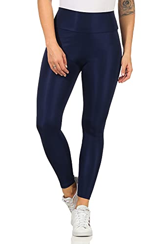 Rock Creek Damen Leggings Hose Damenhose Damenleggings Leggins Sport Hose 3/4 Hosen Trainingshose Sporthose Yoga Freizeithose Hoch D-463 Navy 2XL von Rock Creek