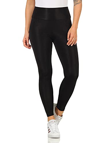 Rock Creek Damen Leggings Hose Damenhose Damenleggings Leggins Sport Hose 3/4 Hosen Trainingshose Sporthose Yoga Freizeithose Hoch D-463 Schwarz 2XL von Rock Creek