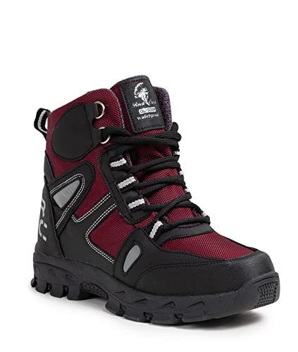 Rock Creek Damen Schuhe Wanderstiefel Trekkingschuhe Hoch Stiefel Outdoor-Schuhe Damenschuhe Damenstiefel wasserdicht Wanderschuhe D-460 Weinrot 42 von Rock Creek