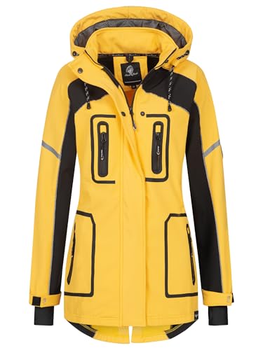 Rock Creek Damen Softshell Jacke Mantel Regenjacke Übergangsjacke Softshelljacke Damenjacke Regenmantel Outdoorjacke Kapuze D-497 Gelb XXL Rock Creek Damen Softshell Jacke Mantel Regenjacke Übergangsjacke Softshelljacke Damenjacke Regenmantel Outdoorjacke Kapuze D-497 Gelb XXL von Rock Creek