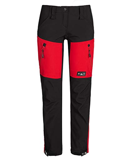 Rock Creek Damen Softshellhose Outdoor Hosen Wanderhose Sporthose Regenhose Damenhosen Outdoorhose Wasserdicht Taschen Softshell Hosen D-424 Schwarz XS von Rock Creek