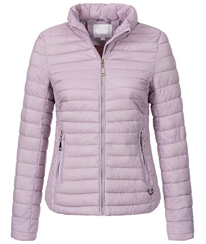 Rock Creek Damen Steppjacke Übergangsjacke Leicht Outdoorjacke Damenjacke Frauen Jacken Gesteppte Jacken Herbstjacke Jacke Weste D-427 Flieder XS von Rock Creek