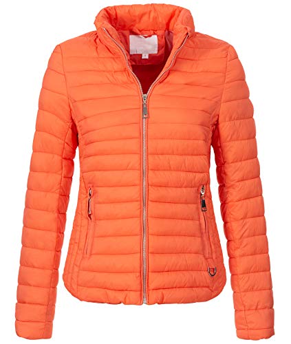 Rock Creek Damen Steppjacke Übergangsjacke Leicht Outdoorjacke Damenjacke Frauen Jacken Gesteppte Jacken Herbstjacke Jacke Weste D-427 Orange XS von Rock Creek