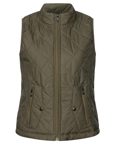 Rock Creek Damen Weste Steppweste Übergangsweste Leicht Damenweste Frauen Westen Stepp Westen Daunenweste Thermoweste D-506 Dunkelgrün M von Rock Creek