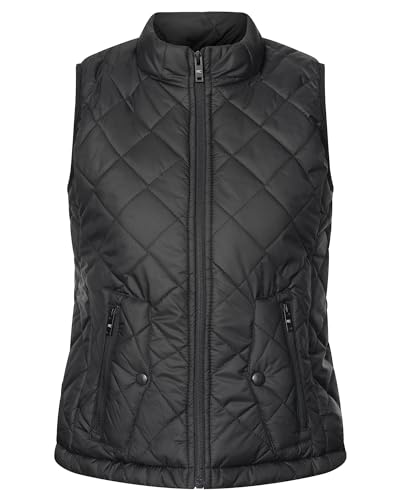 Rock Creek Damen Weste Steppweste Übergangsweste Leicht Damenweste Frauen Westen Stepp Westen Daunenweste Thermoweste D-506 Schwarz M von Rock Creek