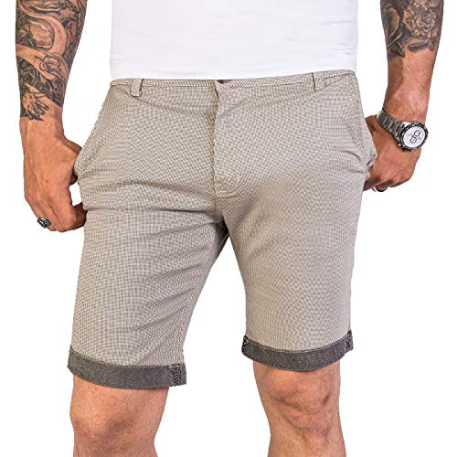 Rock Creek Designer Chino Shorts Herren Short Sommerhose Elegant Bermuda Kurz Herrenhose Anzugsshorts Herrenshorts Bermudas RC-2204 Beige W29 von Rock Creek