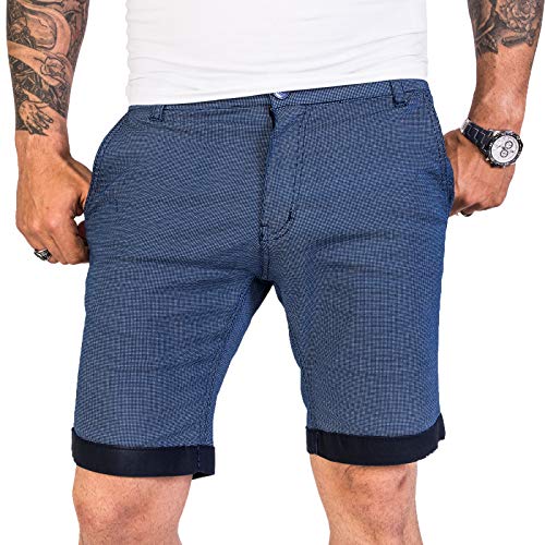 Rock Creek Designer Chino Shorts Herren Short Sommerhose Elegant Bermuda Kurz Herrenhose Anzugsshorts Herrenshorts Bermudas RC-2204 Blau W31 von Rock Creek