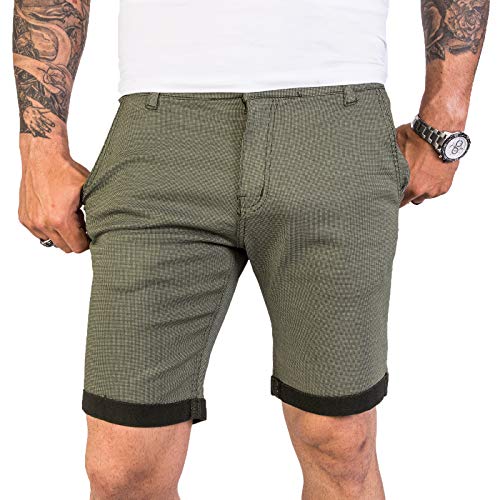 Rock Creek Designer Chino Shorts Herren Short Sommerhose Elegant Bermuda Kurz Herrenhose Anzugsshorts Herrenshorts Bermudas RC-2204 Grün W30 von Rock Creek