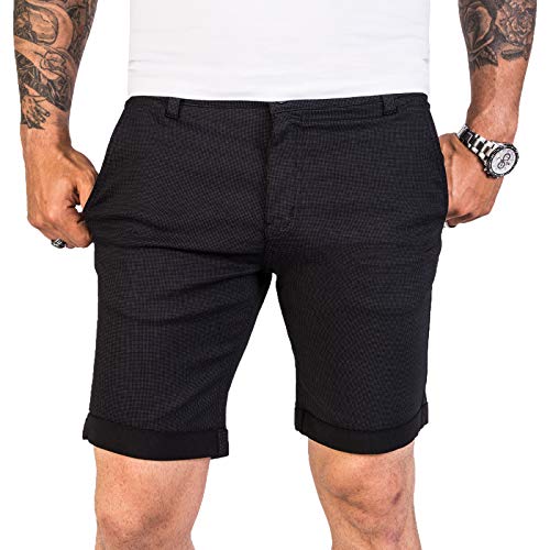 Rock Creek Designer Chino Shorts Herren Short Sommerhose Elegant Bermuda Kurz Herrenhose Anzugsshorts Herrenshorts Bermudas RC-2204 Schwarz W32 von Rock Creek