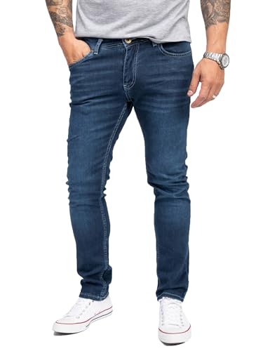 Rock Creek Designer Herren Jeans Hose Stretch Jeanshose Basic Slim Fit [RC-2115 - Blue Denim - W38 L32] von Rock Creek