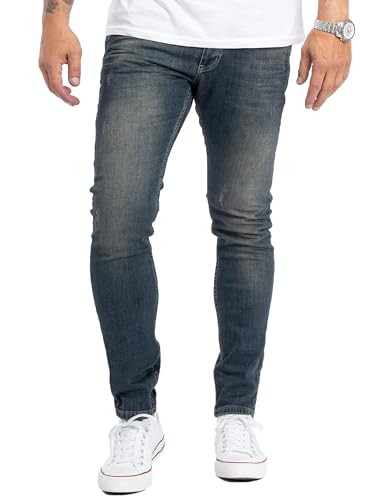 Rock Creek Designer Herren Jeans Hose Stretch Jeanshose Basic Slim Fit [RC-2116 - Blue Vintage - W36 L30] von Rock Creek