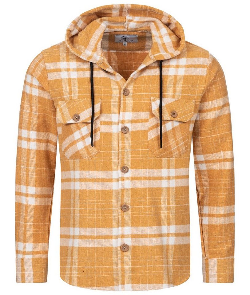 Rock Creek Flanellhemd Herren Hemd Flanellhemd mit Kapuze H-328 von Rock Creek