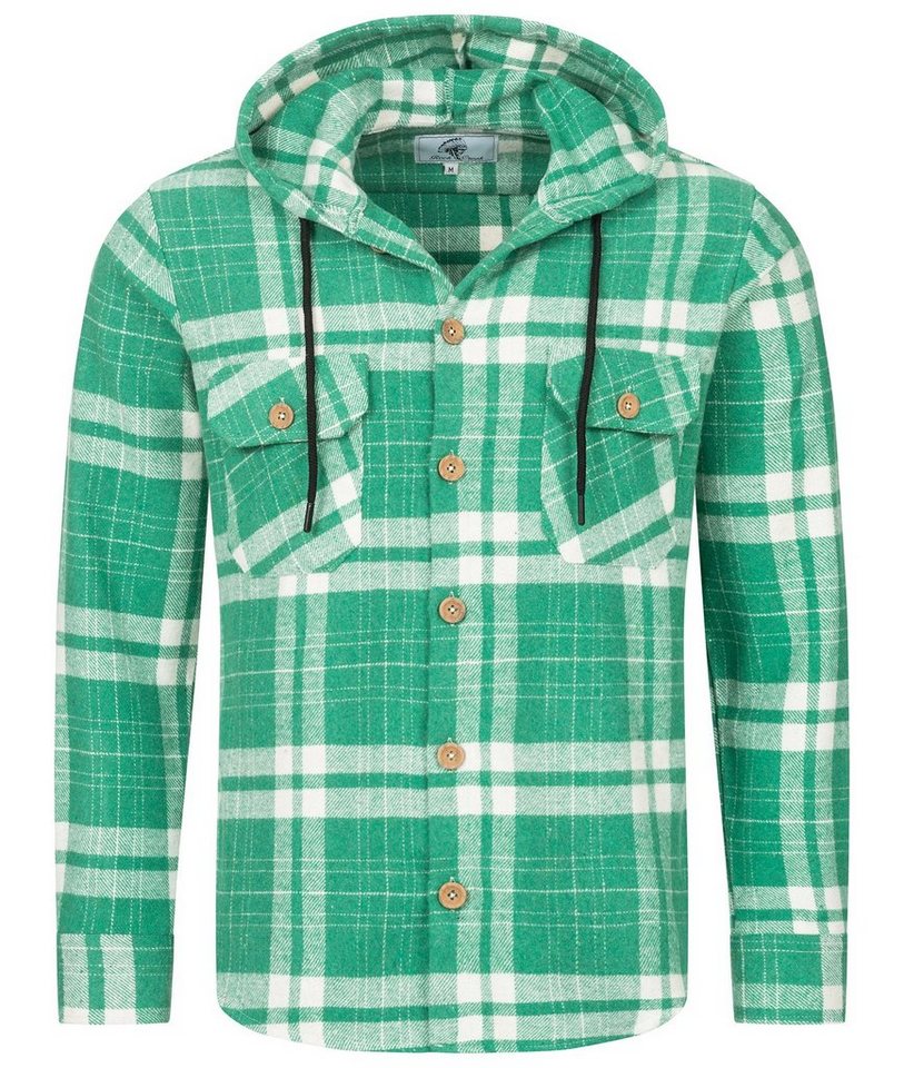 Rock Creek Flanellhemd Herren Hemd Flanellhemd mit Kapuze H-328 von Rock Creek