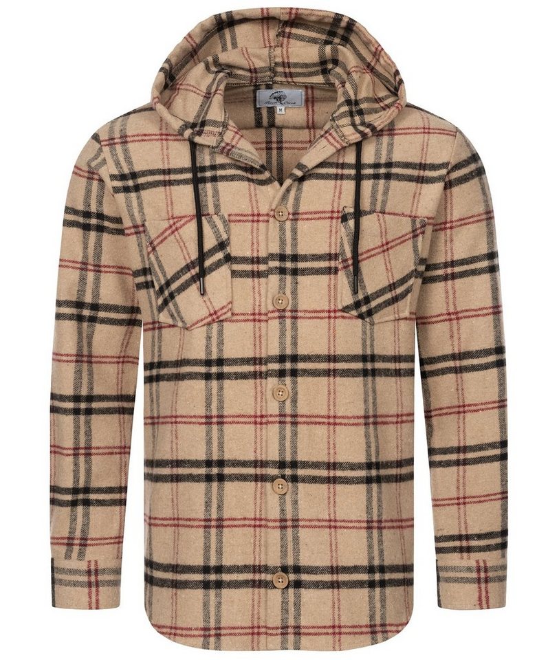 Rock Creek Flanellhemd Herren Hemd Flanellhemd mit Kapuze H-334 von Rock Creek