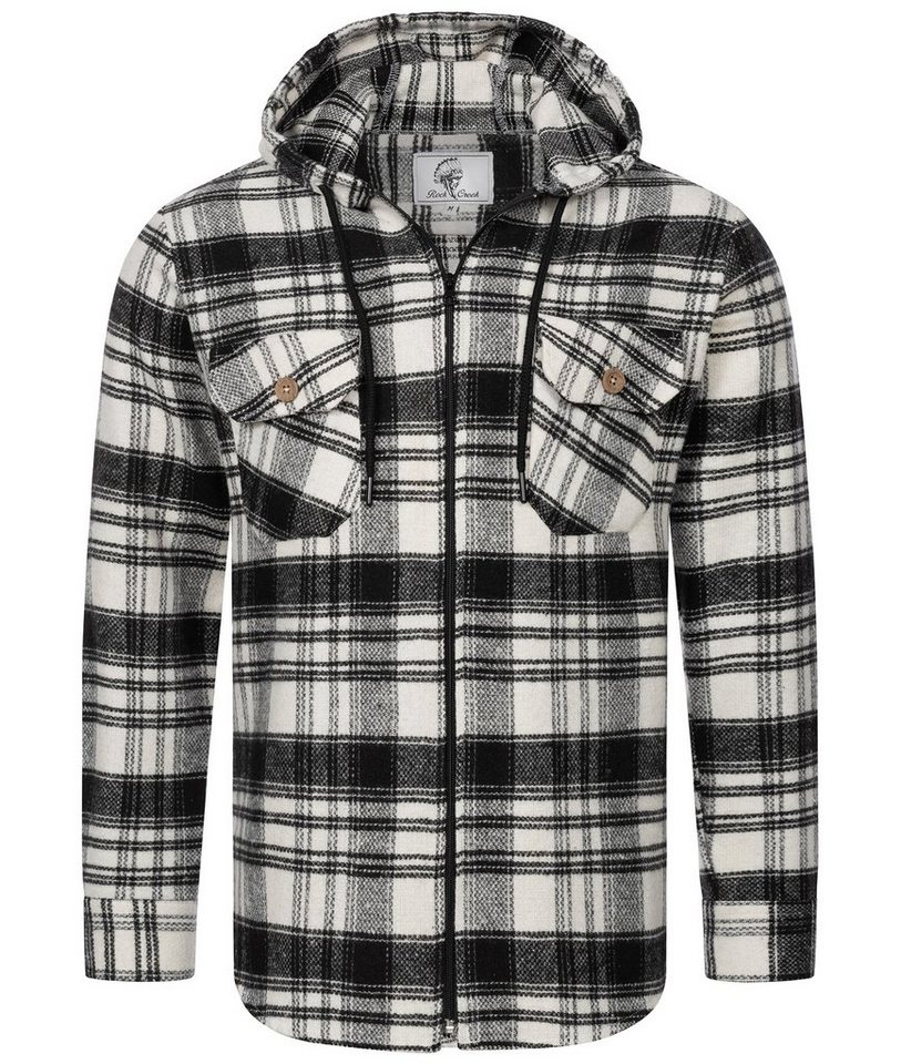 Rock Creek Flanellhemd Herren Hemd Flanellhemd mit Kapuze H-335 von Rock Creek