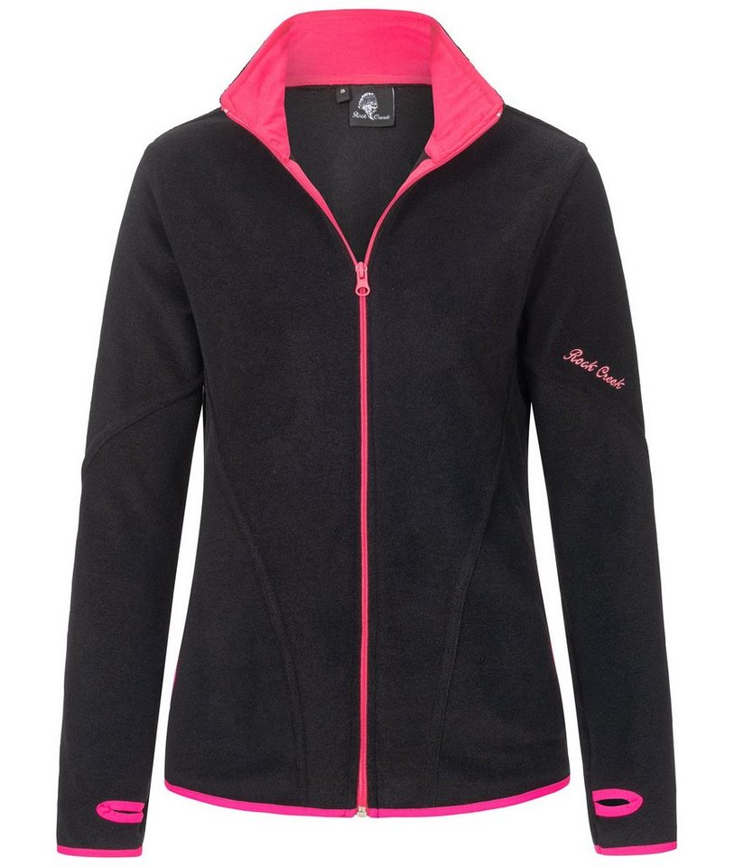 Rock Creek Fleecejacke Damen Fleecejacke Übergangsjacke D-472 von Rock Creek