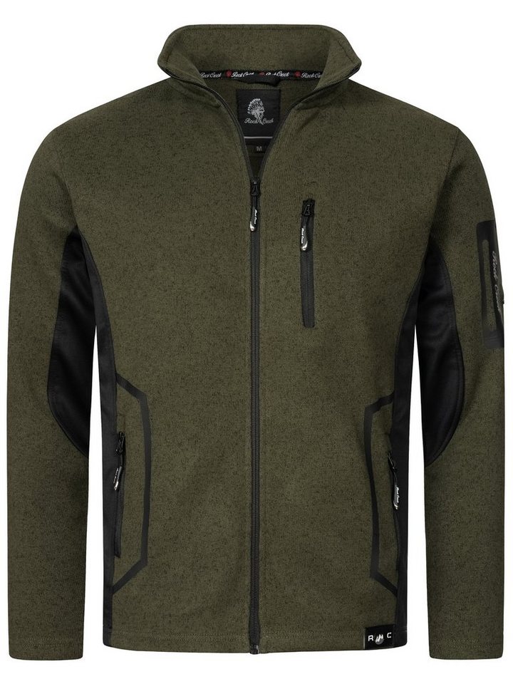 Rock Creek Fleecejacke Herren Fleecejacke Übergangsjacke H-367 von Rock Creek