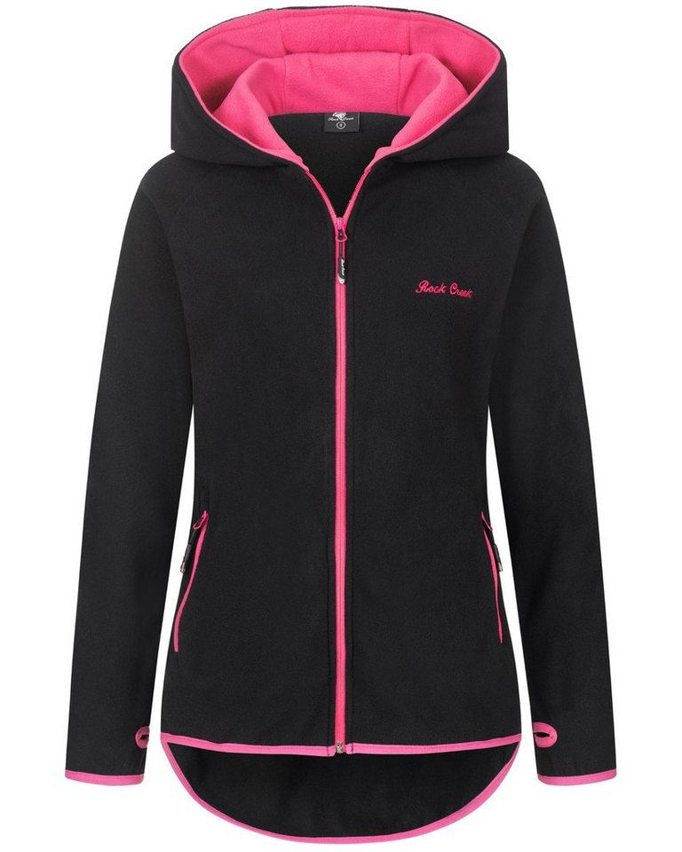 Rock Creek Fleecejacke Damen Fleecejacke Lang D-502 von Rock Creek