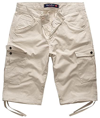 Rock Creek Herren Cargo Shorts Chinoshorts Kurze Hose Short Cargoshorts Sommer Kurzehose Sommerhose Bermudas Stretch Short RC-393 Sand W30 von Rock Creek