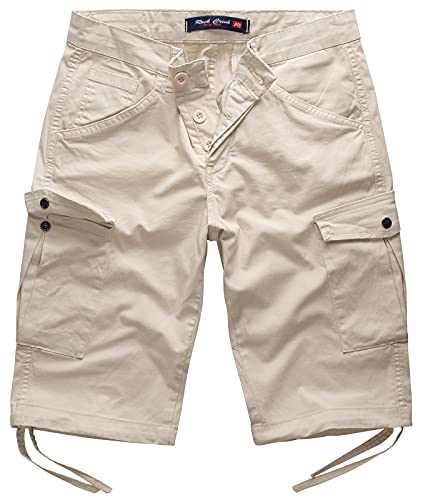 Rock Creek Herren Cargo Shorts Chinoshorts Kurze Hose Short Cargoshorts Sommer Kurzehose Sommerhose Bermudas Stretch Short RC-393 Sand W38 von Rock Creek