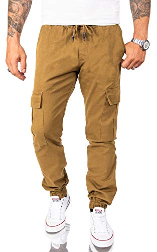Rock Creek Herren Cargohose Chino Hose Cargo Hosen Pant Freizeithose Cargohosen Jogging Hosen Jeans Outdoorhose Wanderhose Camel RC-2082 W33 L30 von Rock Creek