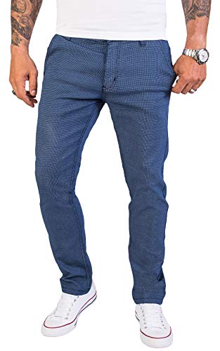 Rock Creek Herren Chino Hose Slim Fit Business Hosen Chinohose Stoffhose Chinos Hosen für Männer Casual Elegante Hose RC-2154 Blau W29 L30 von Rock Creek