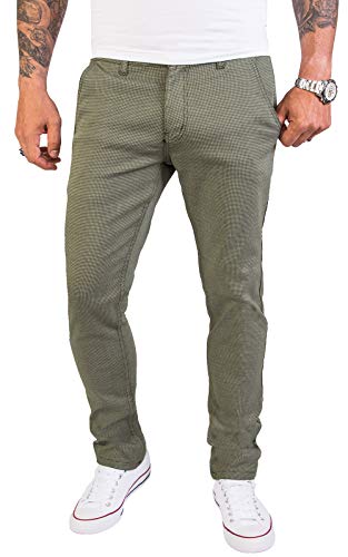 Rock Creek Herren Chino Hose Slim Fit Business Hosen Chinohose Stoffhose Chinos Hosen für Männer Casual Elegante Hose RC-2154 Grün W29 L30 von Rock Creek