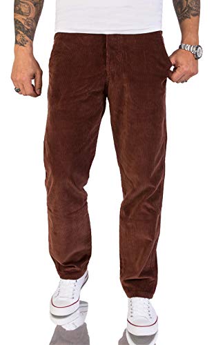 Rock Creek Herren Cord Hose Regular Fit Chino Hose Klassische Hosen Herrenhose Straight Cut Chinos Herren Cordhosen RC-2156 Ocker W30 L30 von Rock Creek