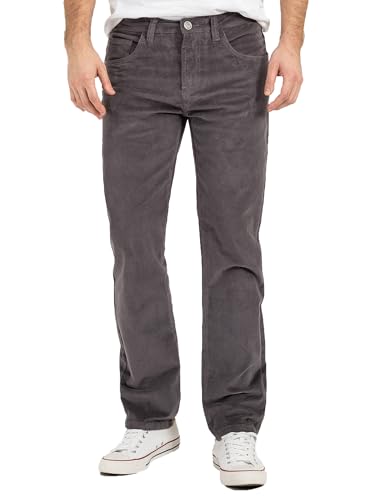 Rock Creek Herren Cordhose Hose Stretch Basic Bootcut Hose Regular Fit Lange Hose Stoff Hose Winterhose Männerhose H-399 Dunkelgrau W40 L34 von Rock Creek