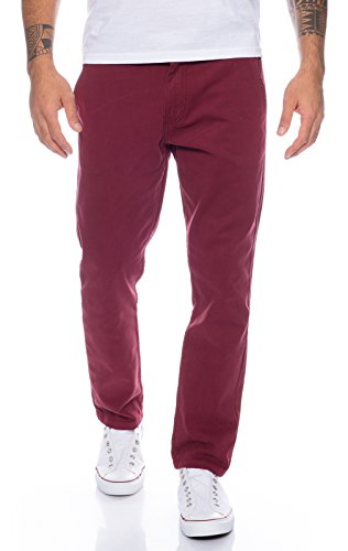 Rock Creek Herren Designer Chino Hose Regular Slim Chinohose RC-390 Bordo W29 L30 Rock Creek Herren Designer Chino Hose Regular Slim Chinohose RC-390 Bordo W29 L30 von Rock Creek