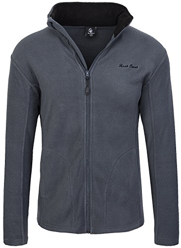 Rock Creek Herren Fleecejacke Sweatjacke Herrenjacke Übergangsjacke H-139 [Darkgrey 3XL] von Rock Creek