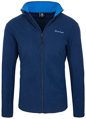Rock Creek Herren Fleecejacke Sweatjacke Herrenjacke Übergangsjacke H-139 [Navy 4XL] von Rock Creek