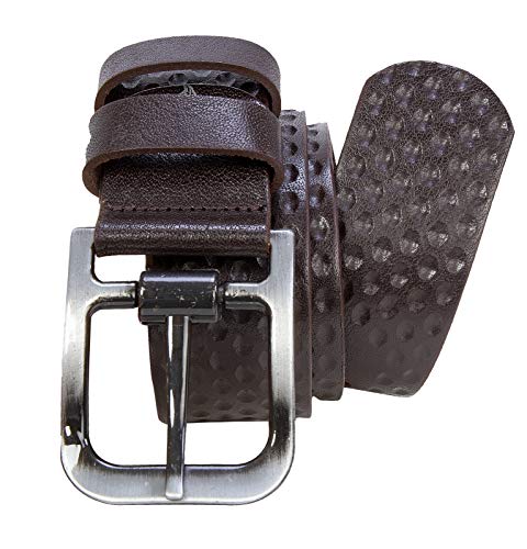 Rock Creek Herren Gürtel Ledergürtel Casual-Style Echt Leder Männer Gürtel Leder Gürtel Jeansgürtel Herrengürtel G-004 Dunkelbraun 115 von Rock Creek