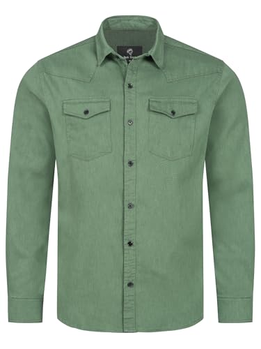 Rock Creek Herren Hemd Jeanshemd Freizeithemd Denim Hemden Langarm Regular Männer Jeans Hemd Kentkragen Übergangshemd H-339 Minzgrün S Rock Creek Herren Hemd Jeanshemd Freizeithemd Denim Hemden Langarm Regular Männer Jeans Hemd Kentkragen Übergangshemd H-339 Minzgrün S von Rock Creek