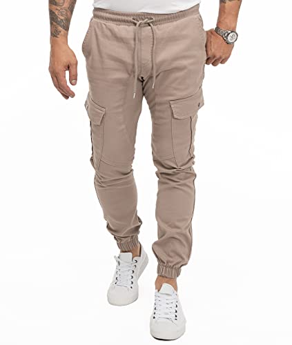 Rock Creek Herren Hose Cargohose Tapered Fit Chino Hose Cargo Hose Jogging Casual Pants Männerhose Freizeithose Hosen Herrenhose RC-2288 Beige W33 L32 von Rock Creek