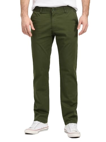 Rock Creek Herren Hose Stretch Chino Basic Sommer Hose Regular Fit Lange Hose Stoff Hose Sommerhose Männerhose RC-2440 Olive W40 L30 von Rock Creek