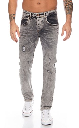 Rock Creek Herren Jeans Dark Grey RC-2106 [W30 L30] von Rock Creek