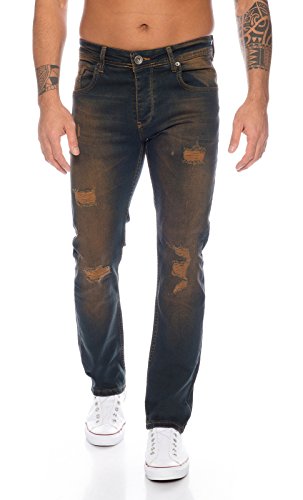 Rock Creek Herren Jeans Dirty Wash RC-329 [W44 L36] von Rock Creek