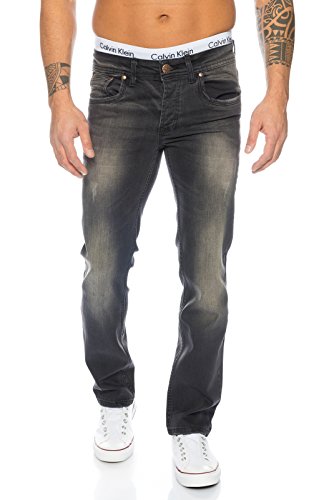 Rock Creek Herren Jeans Dunkelgrau RC-2101 [W31 L32] von Rock Creek