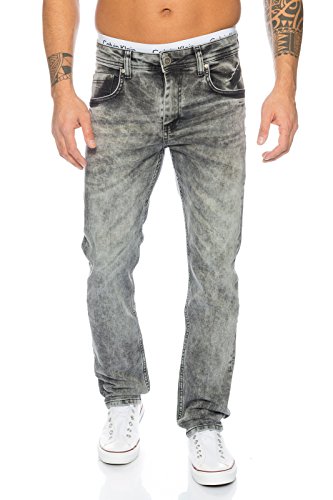 Rock Creek Herren Jeans Grau LL-312 [W40 L36] von Rock Creek