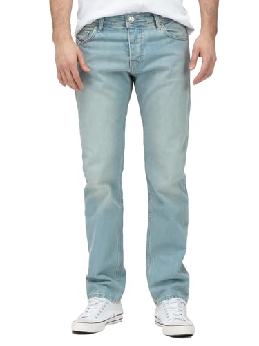 Rock Creek Herren Jeans Regular Fit Baumwolle Männer Hose Denim Straight Cut Stonewashed RC-2441 Hellblau W44 L34 von Rock Creek