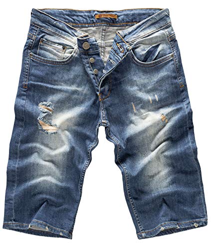Rock Creek Herren Jeans Shorts Bermuda Hose Denim Sommer Short Blau Herrenshorts Jeansshorts H-117 [ 5504 Blau W29 ] von Rock Creek
