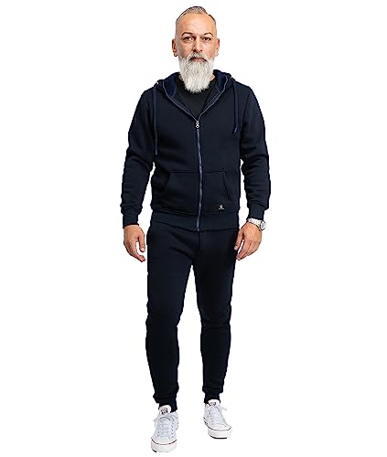 Rock Creek Herren Jogging Anzug Trainingsanzug Sportanzug Jogger Fitnessanzug Sweatshirt Trainingshose Trainingsjacke H-166 Navy M von Rock Creek