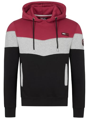 Rock Creek Herren Kapuzenpullover 3XL Rot H-407 Hoodie im Colorblock-Design mit Kordelzug Logo-Patch & Seitentaschen Bequemer Sweatshirt Pulli für Freizeit & Outdoor Rock Creek Herren Kapuzenpullover 3XL Rot H-407 Hoodie im Colorblock-Design mit Kordelzug Logo-Patch & Seitentaschen Bequemer Sweatshirt Pulli für Freizeit & Outdoor von Rock Creek