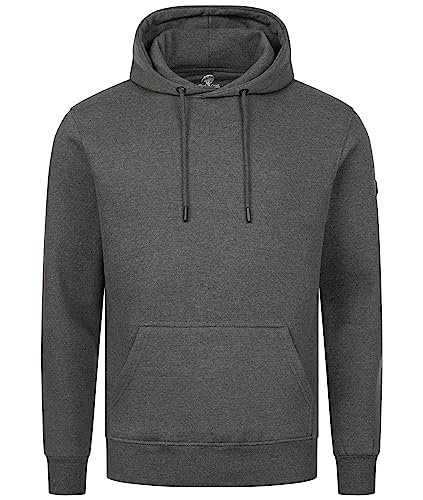 Rock Creek Herren Kapuzenpullover Pullover Hoodie Kapuzenjacke Sweatshirt Kapuzensweatjacke Kapuzenpulli H-340 Dunkelgrau 3XL von Rock Creek