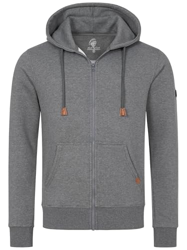 Rock Creek Herren Kapuzenpullover mit Reißverschluss Pullover Hoodie Kapuzenjacke Sweatshirt Kapuzensweatjacke Kapuzenpulli H-392 Dunkelgrau L von Rock Creek