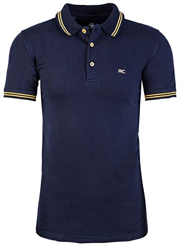 Rock Creek Herren Polo T-Shirts Basic Shirt Kurzarm Poloshirt Polohemd Slim Fit Sommer Shirts Männer T Shirt Top Polokragen H-177 Navy M von Rock Creek